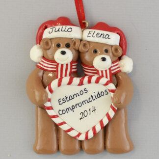 Engaged to be Married Personalized christmas Ornaments