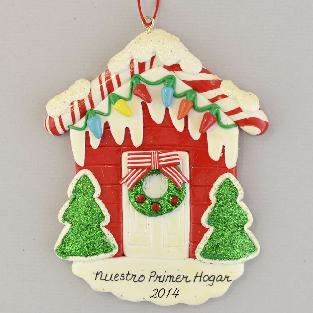 First Home - Custom Family Holiday Ornaments