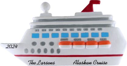 Cruise Ship Vacation or Honeymoon Personalized Ornament